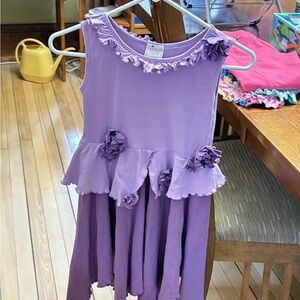 Lemon Loves Lime Lavender Ruffled Dress size 10